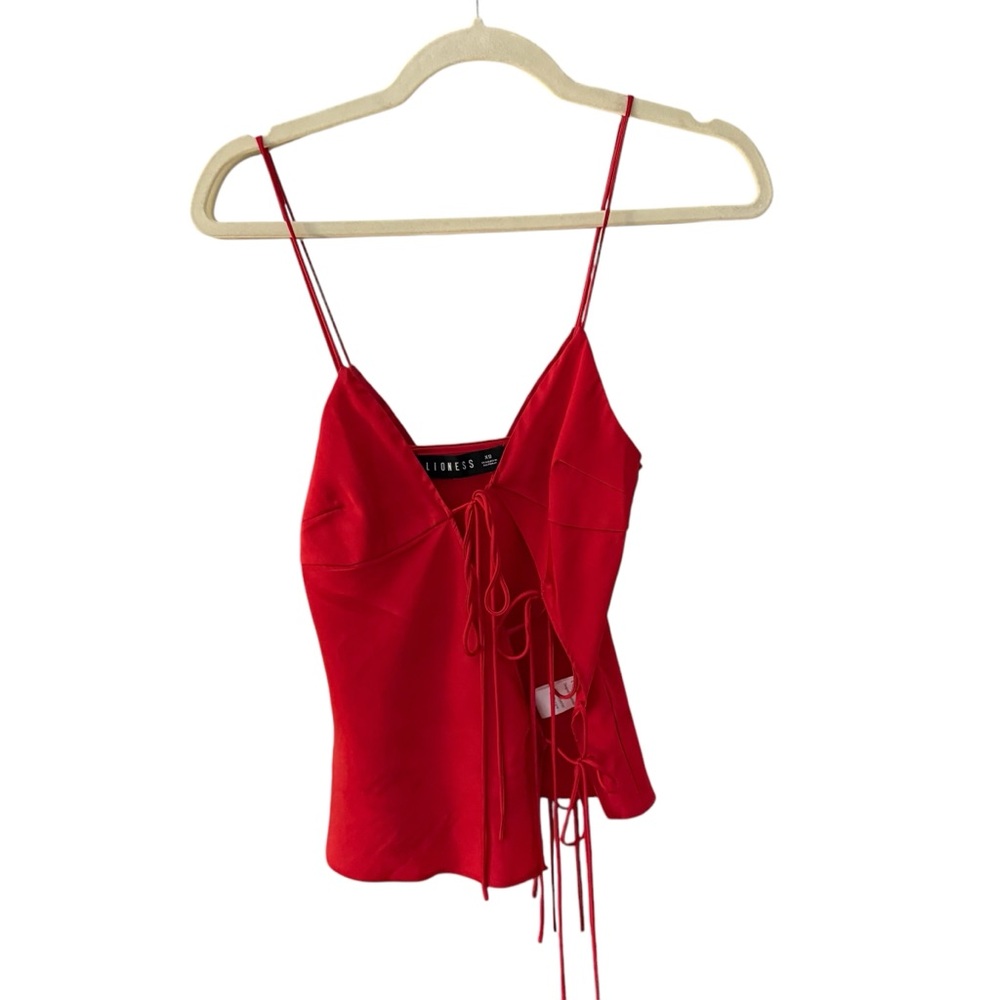 Mariah Cami Red Strappy top